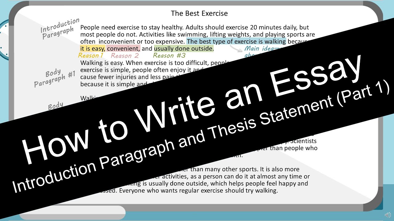 How to Write the First Paragraph of an Essay